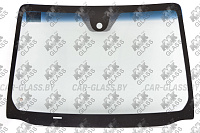 Лобовое стекло Nissan Note I E11(зеленая солнцезащитная полоса) 2005-2012